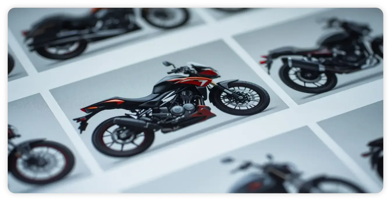 Catálogo precargado de marcas y modelos de motos en OK CAR